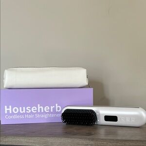 Househerb Cordless Hair Straightener - White